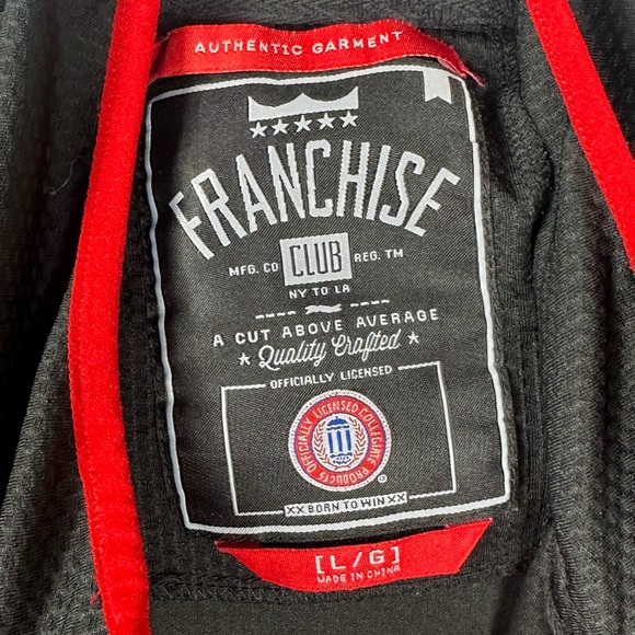 Franchise Club Nebraska Huskers Men’s 1/4 Zip Thermatec Performance Pullover | L - Picture 5 of 6